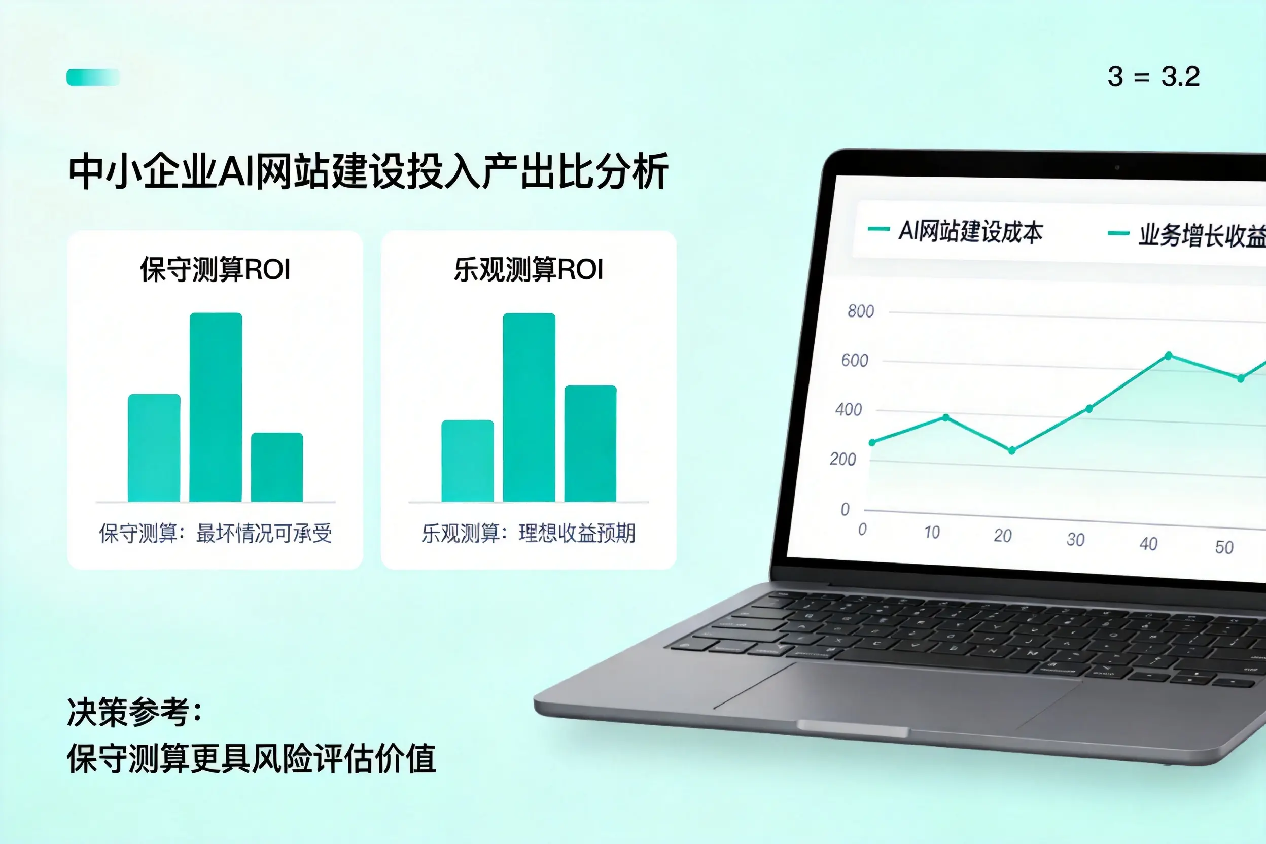 榆林中小企业AI网站建设投入产出比怎么算?先看这份分析