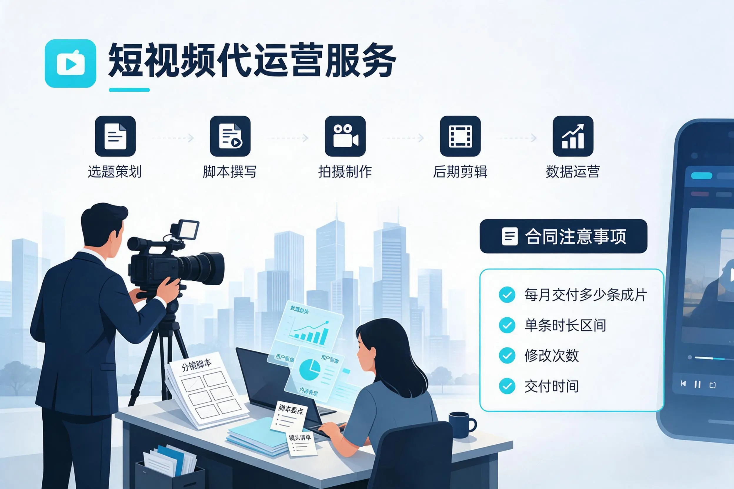 短视频代运营包含哪些服务?榆林企业常见问题科普